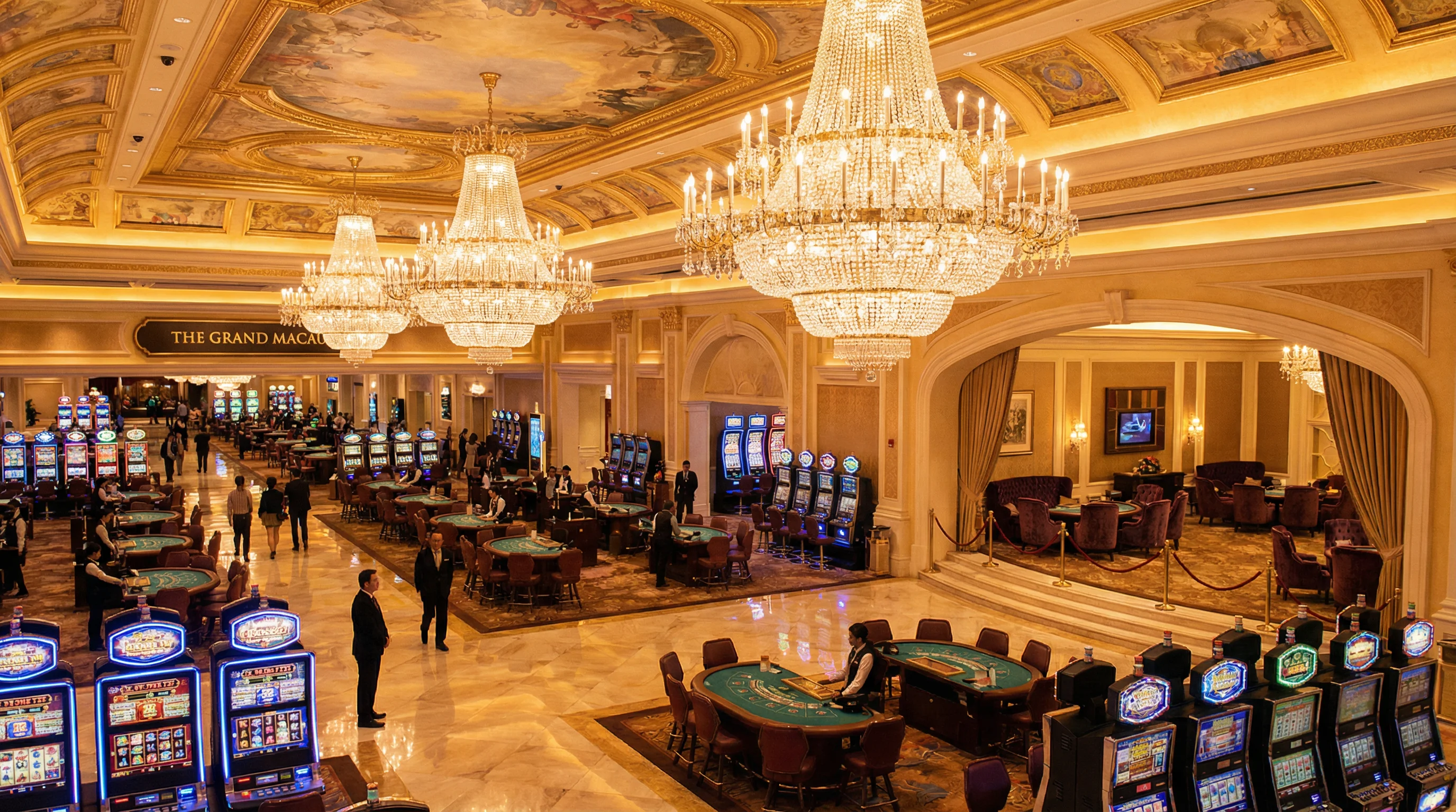 澳门赌场内部环境